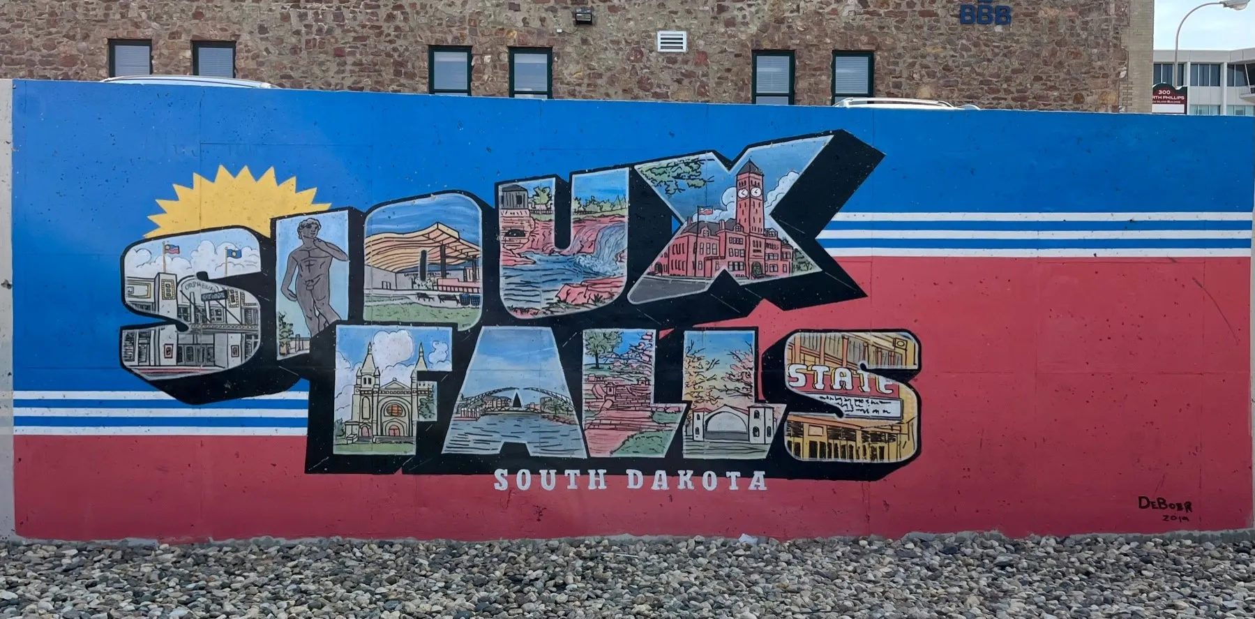 Mural: Greetings from Sioux Falls