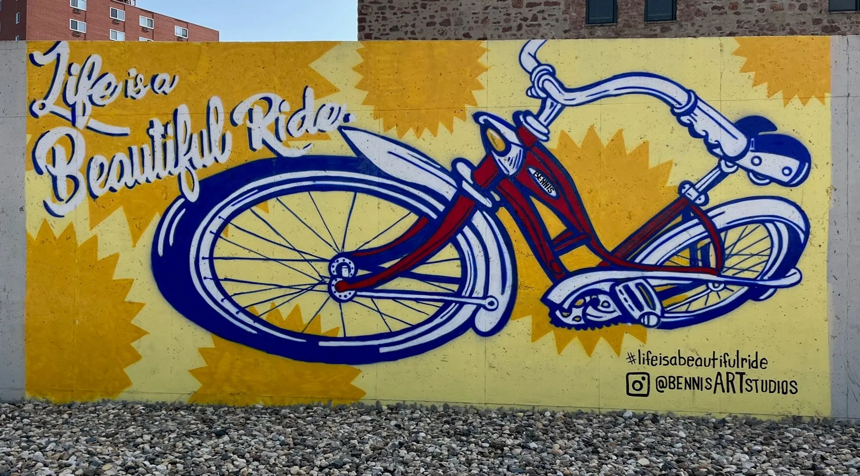 Mural: Life Is a Beautiful Ride
