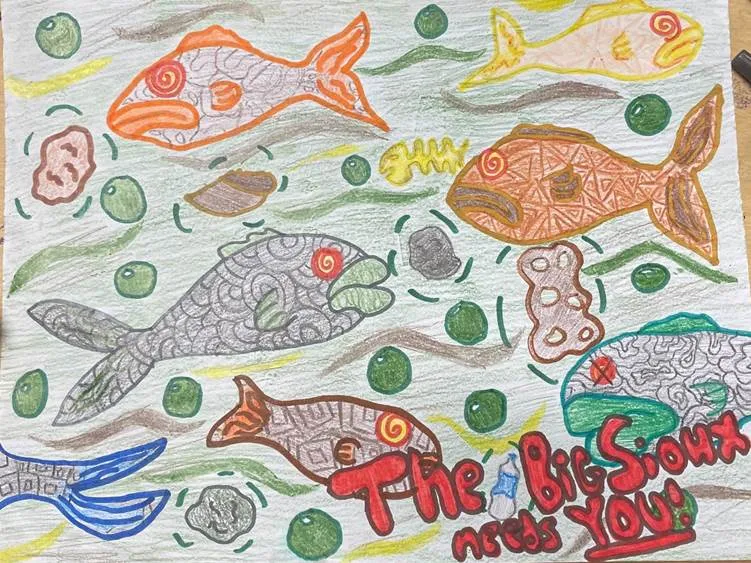 Inlet mural by Mylee Kallemeyn