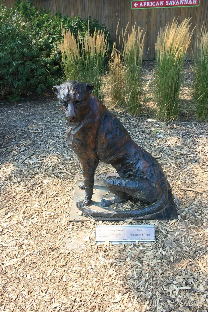 Artwork: Sitting Cheetah